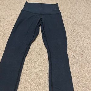 Navy Blue Lululemon Align Leggings 30 inch
